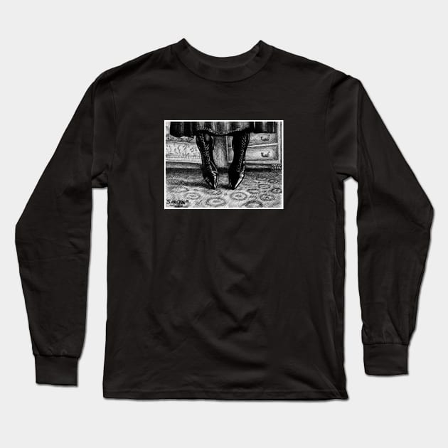 ENCHANTED: You Are Nothing (inktober) Long Sleeve T-Shirt by SaltyCult